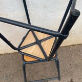 Paire de tabourets industriels