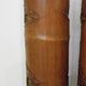 Two carved bamboo pots, pair of brush pots China late 19th early 20th century
