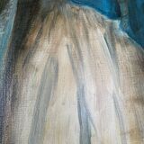 Oil on canvas portrait of a woman