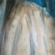 Huile sur toile portrait de femme