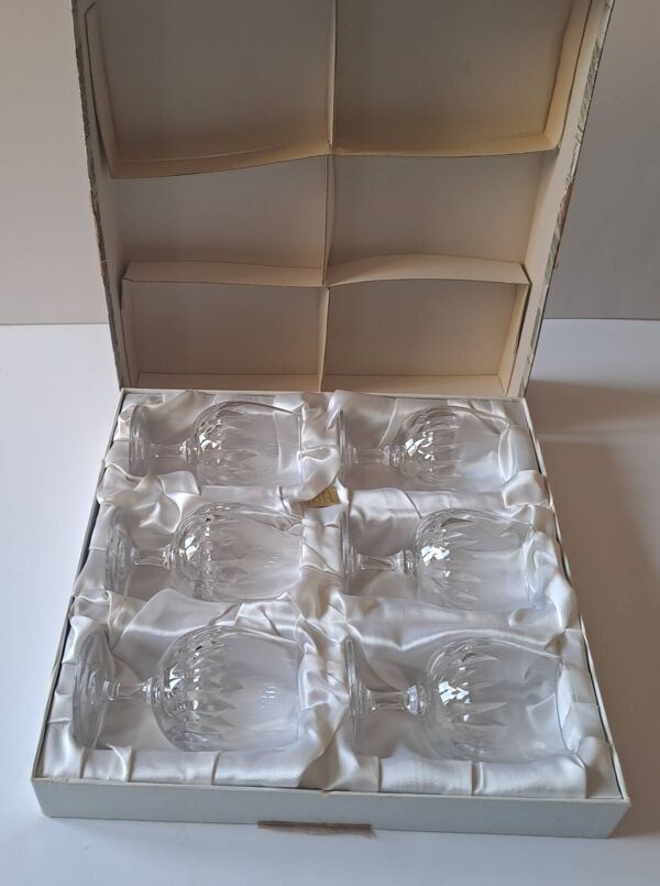 6 verres à cognac Bayel cristallerie Royale de Champagne