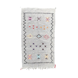 Moroccan carpet ethnic grey 85 x155 cm