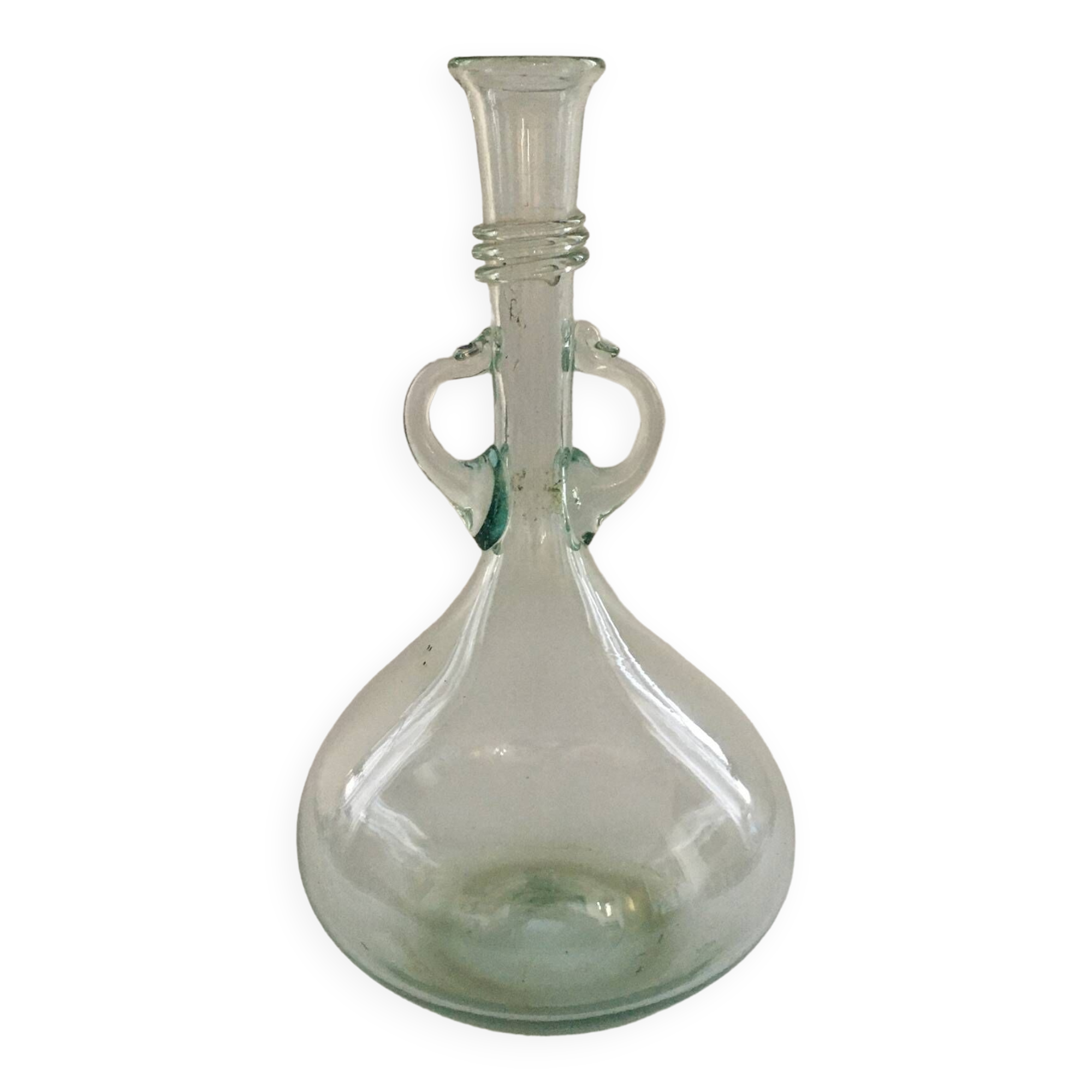 Italian blown glass carafe