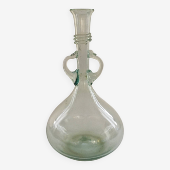 Italian blown glass carafe