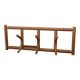 Vintage curved wood wall coat rack by ton cechoslovakia 1980