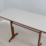 Mid century wood and formica desk 1950s, set of 2