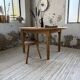 Oval farmhouse table oak 1960
