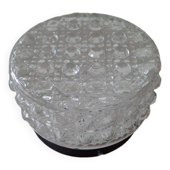 Molded glass ceiling light