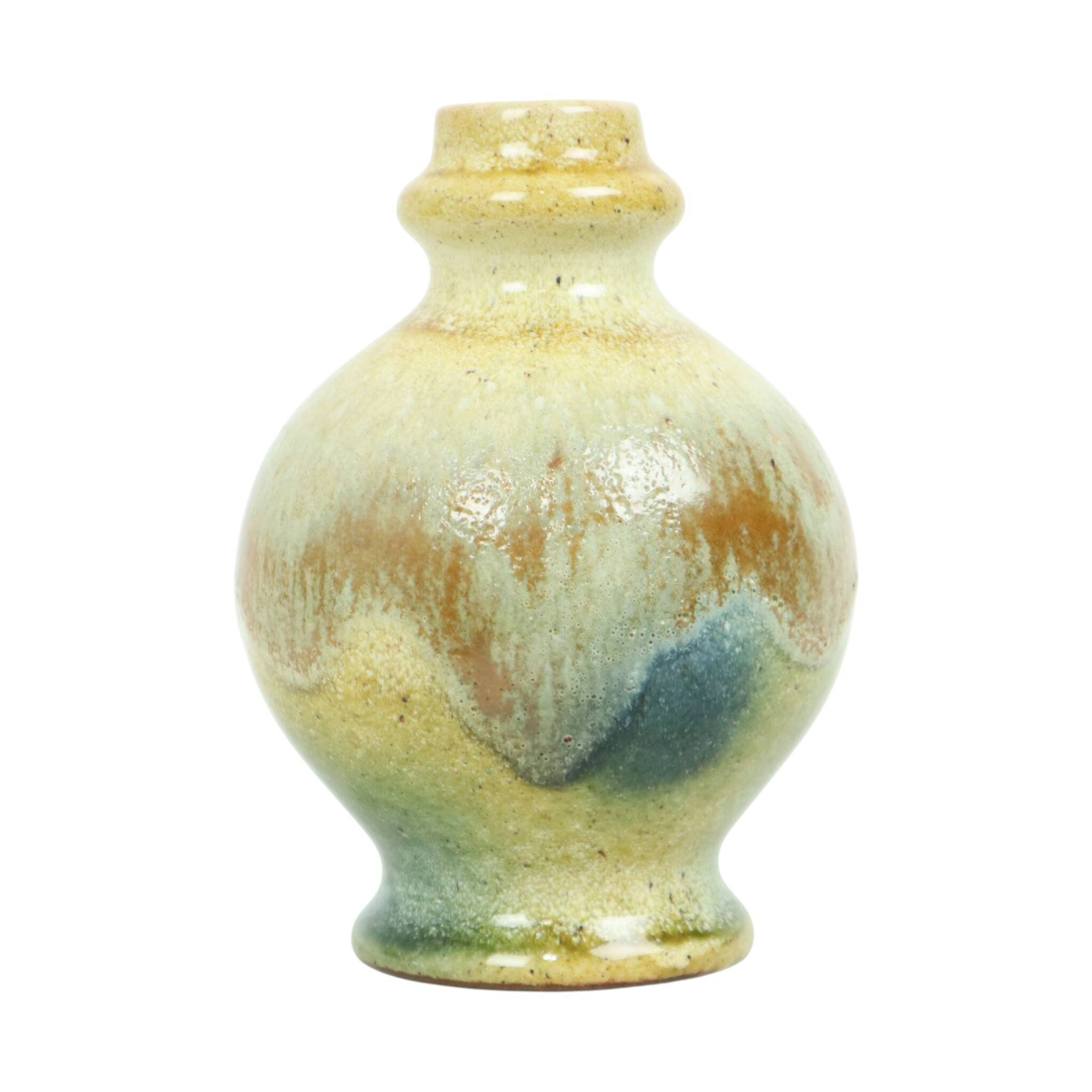 Petit vase Bolle vintage Fat Lava 4103, milieu du siècle