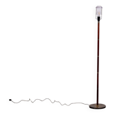 Danish teak and brass floor lamp circa 1960