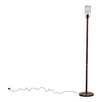 Danish teak and brass floor lamp circa 1960