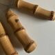 Set de 6 couteaux de table Riviera 1960  bambou