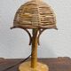 Vintage rattan lamp