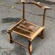 Hand-carved African chair from Ivory Coast