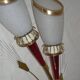 Double wheat ear applique from Lunel from the 1950s.