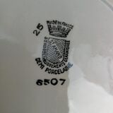 Round deep dish Saint Amand in Terre de Fer vert