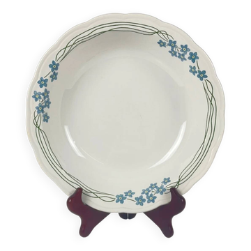 Plat creux "Souvenir", Sarreguemines, vers 1875 - 1918