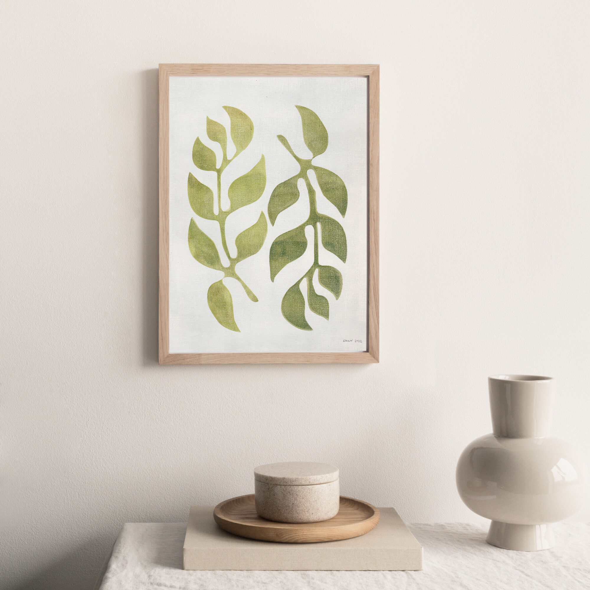 Painting 30x40cm • illustration M751 • signed eawy