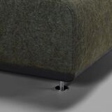 Set of two fabric and fiberglass easy chairs by Alberto Rosselli for Saporiti