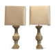 Pair of baluster lamps