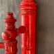 Antique wooden wall towel holder turned nineteenth