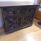 Catalan Spanish baroque chest of drawers