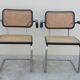 Paire de fauteuils Marcel Breuer b64 cesca Italy