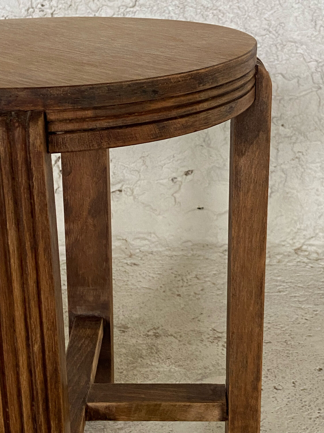 Set of 6 wooden stools