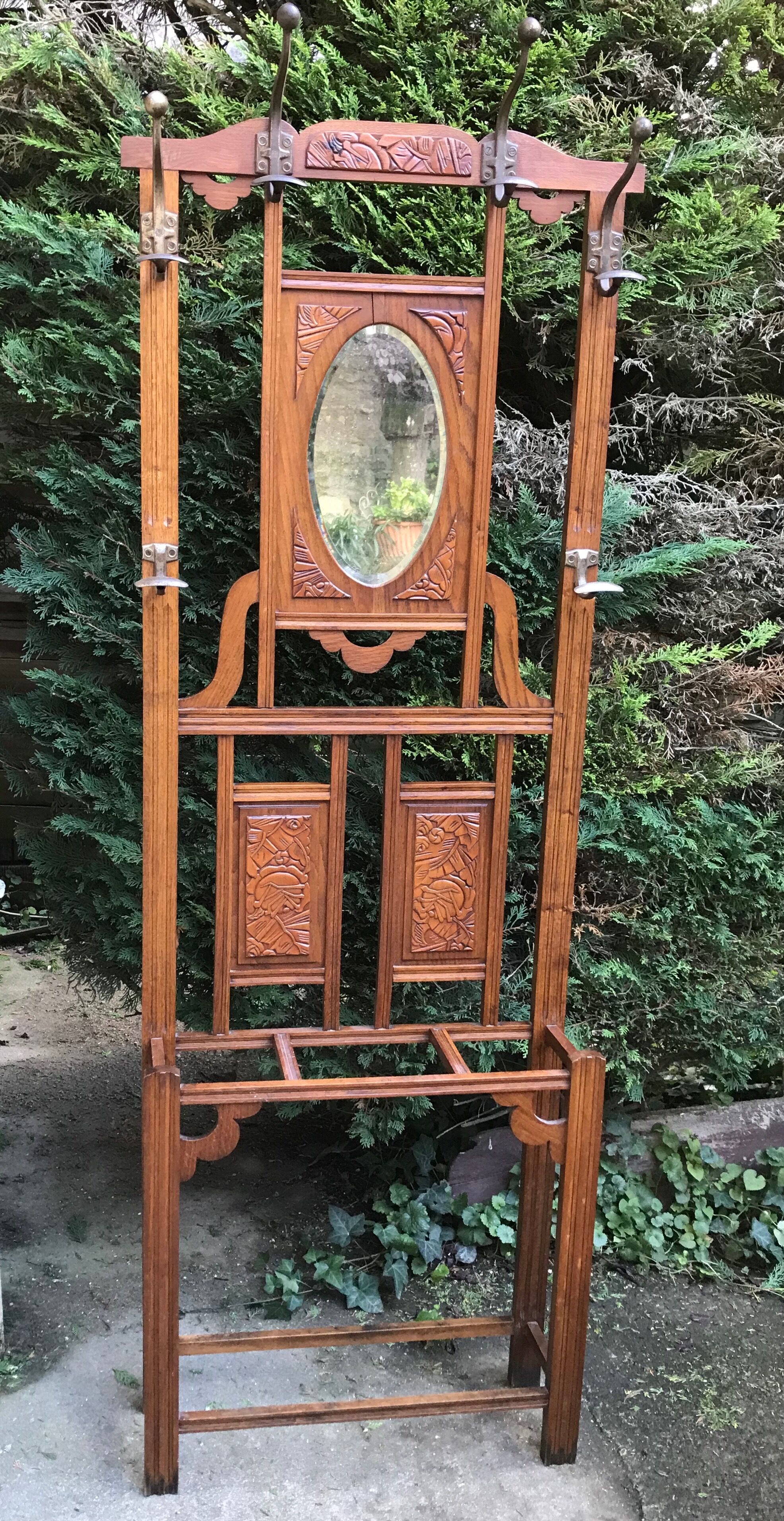 Coat rack art deco wardrobe