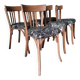 Black Baumann bistro chairs