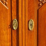 Sideboard with sentry boxes and mirror, Art Deco