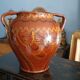 Vase en majolique émaillé antique Orciolo, Italie centrale, 19e siècle