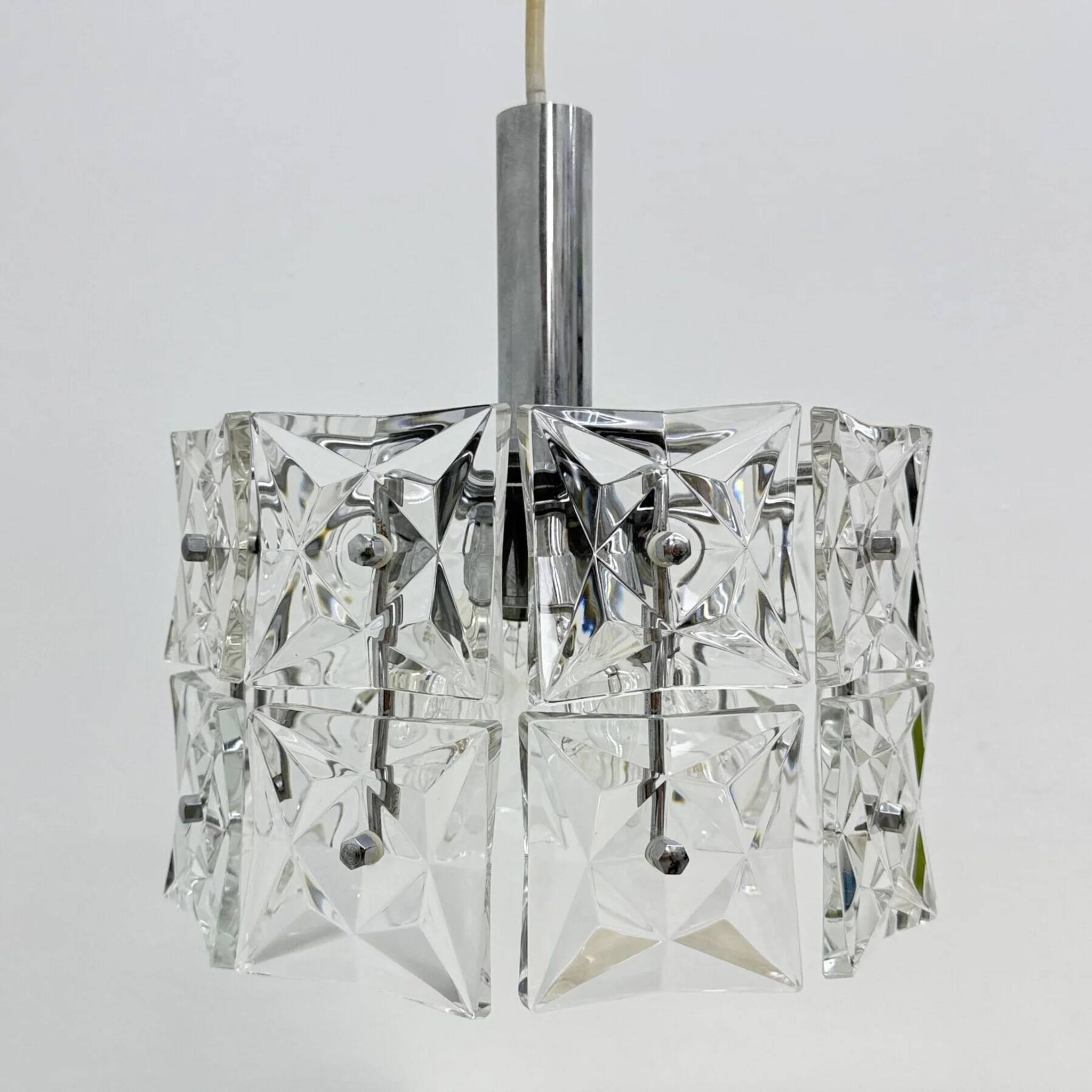 Mid-century design Kinkeldey hanging lamp, 1970s