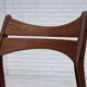1960s, set of 4 reupholstered Danish dining chairs, design by Erik Buck.