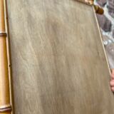 vintage bamboo mirror