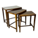 Set of vintage Danish modernist nesting tables from the mid-century, 1960s, set of 3.
