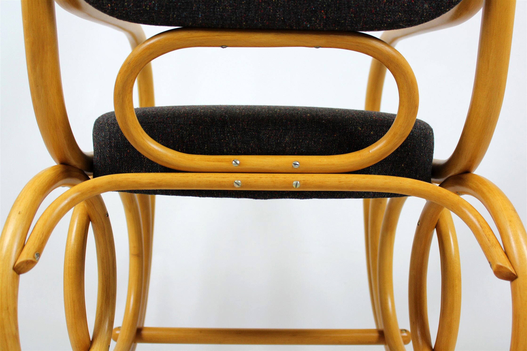 Mid-century beech bentwood rocking chair from ton, 1960s