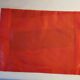 Set of 6 small table napkins in red brocade.