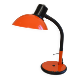 Vintage Aluminor France orange lamp from the 70s 1970