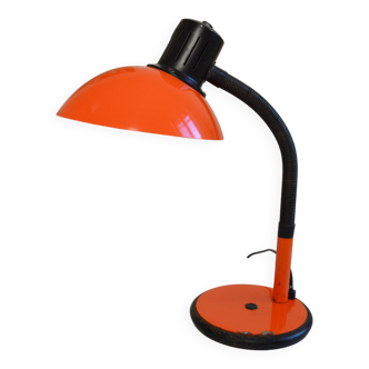 Vintage Aluminor France orange lamp from the 70s 1970