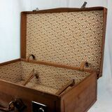 Suitcase leather