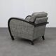 Set of 2 Art Deco Style Lounge Chairs by Bench