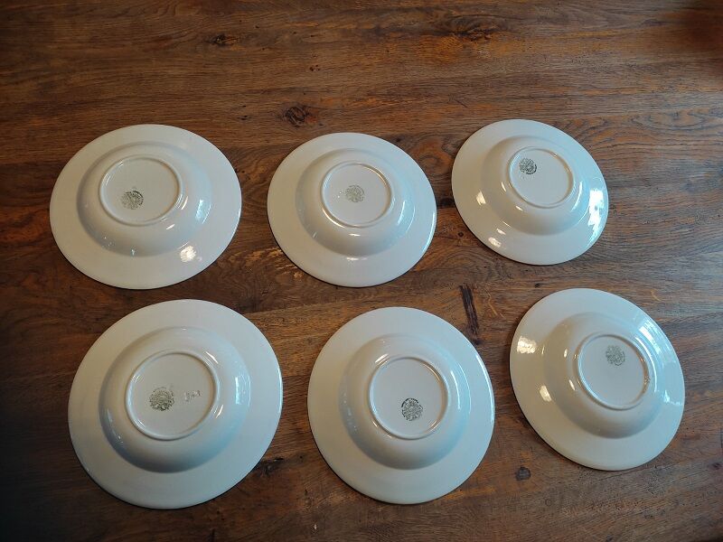 Hollow plates blue decoration Villeroy Bosch dp 0223227