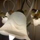 Ancien Lustre Plafonnier Florentine Bouquet Floral Design 1970 Art Décoratif N°2