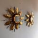 Wall light, ceiling light sun, mid-20th century