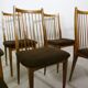 Mid-Century Teak Dining Chairs by WK Möbel, Set of 6, 1960s Design