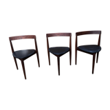 Lot de 3 chaises d'Hans Olsen pour Frem Rojl Danemark