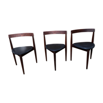 Lot de 3 chaises d'Hans Olsen pour Frem Rojl Danemark