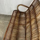 Rattan bench