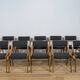 Polish ski jumper chairs from Zamojska, 1970s, set of 10